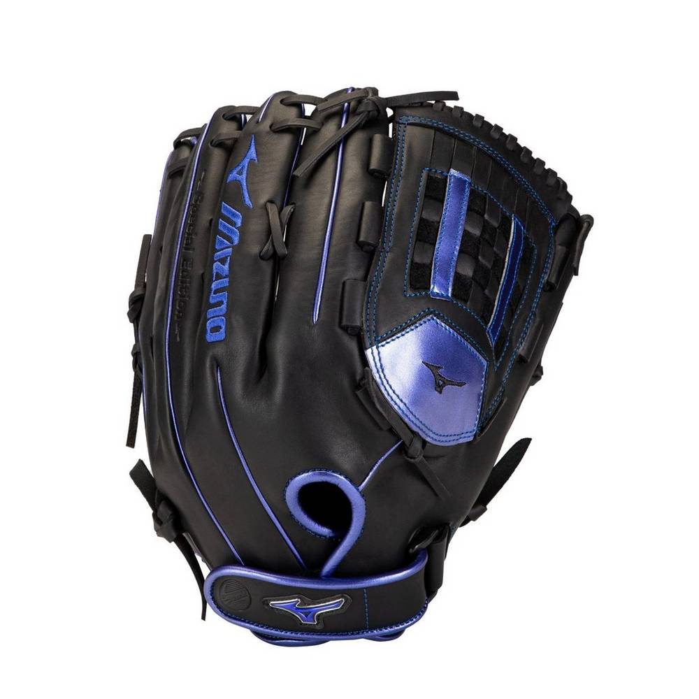 Mizuno MVP Prime SE Slowpitch 14" Férfi Kesztyű Fekete/Királykék YBF069127